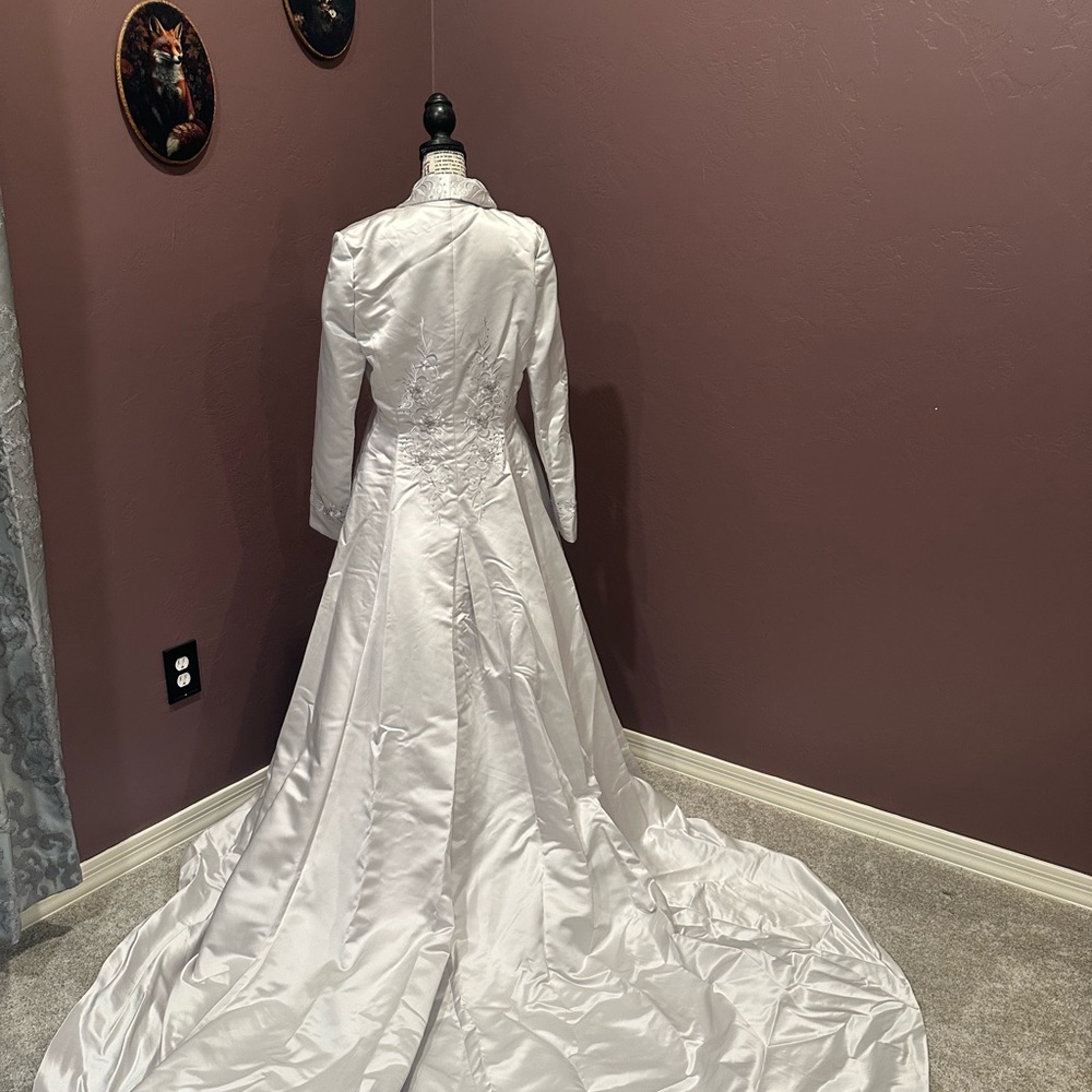 Elegant Silver Wedding Dress!